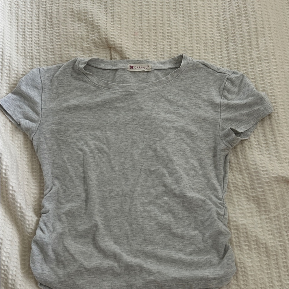 Gray Short Sleeve T-Shirt